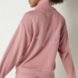 2/$35 Victoria's Secret Pink Bling Cowl Neck Pullover xl